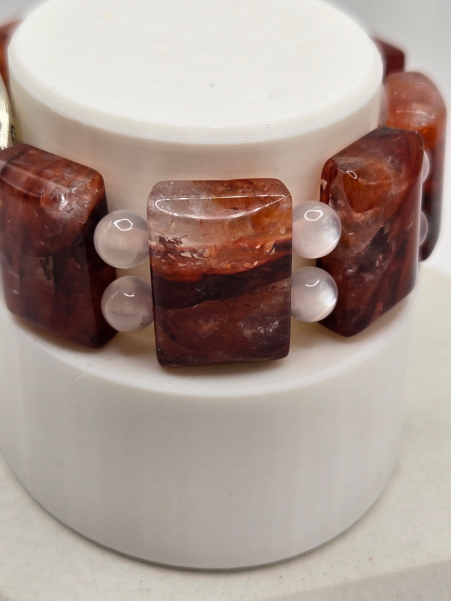 Fire Quartz Soft Bangle