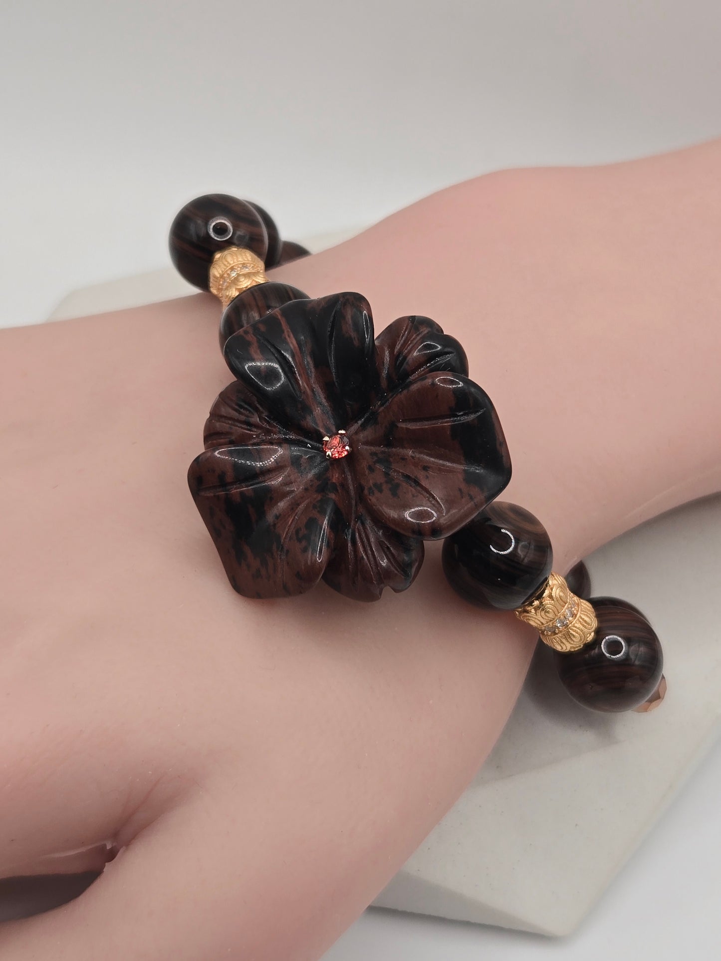 Red Obsidian Bracelet