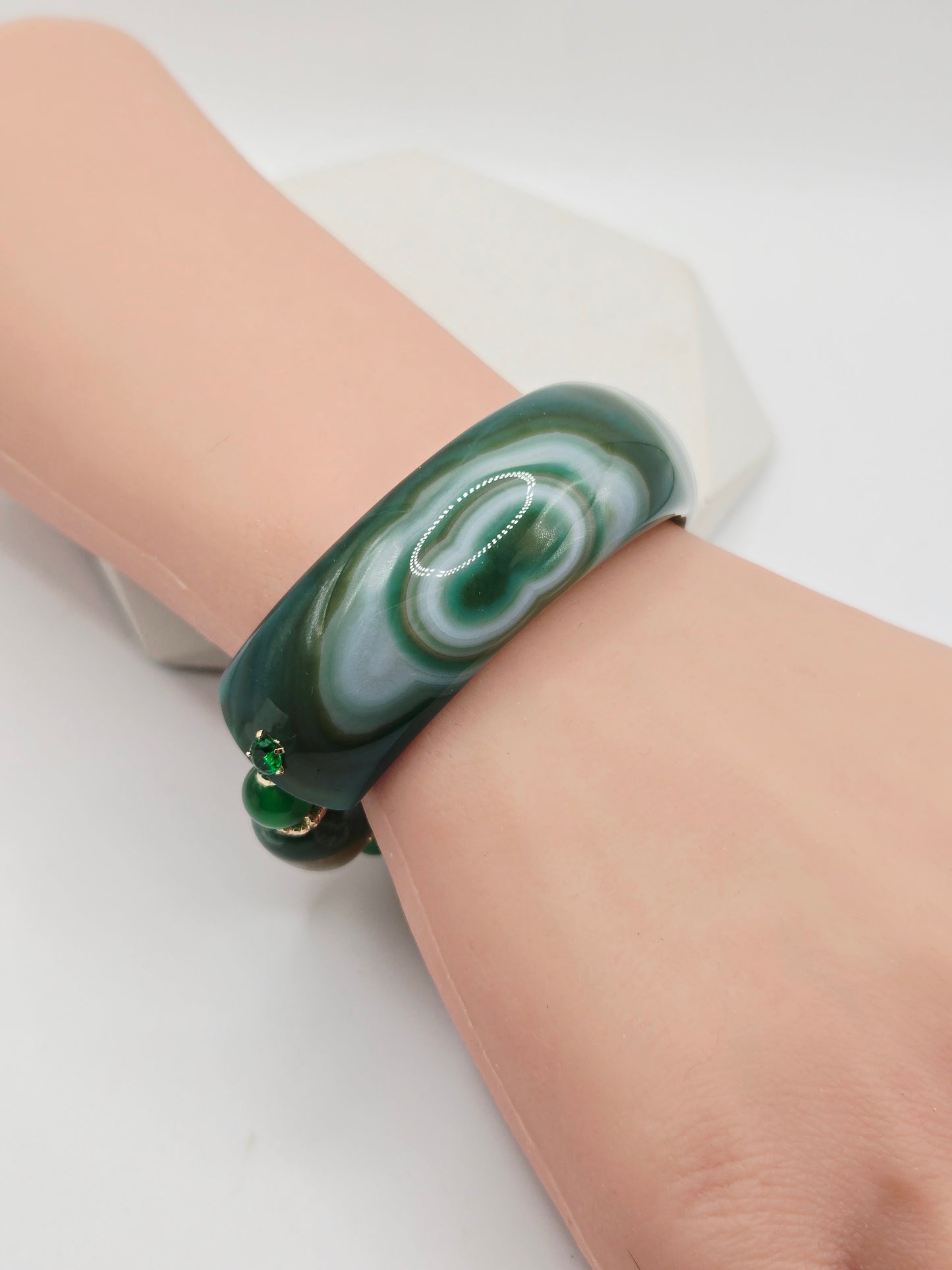 Green Agate Bracelet