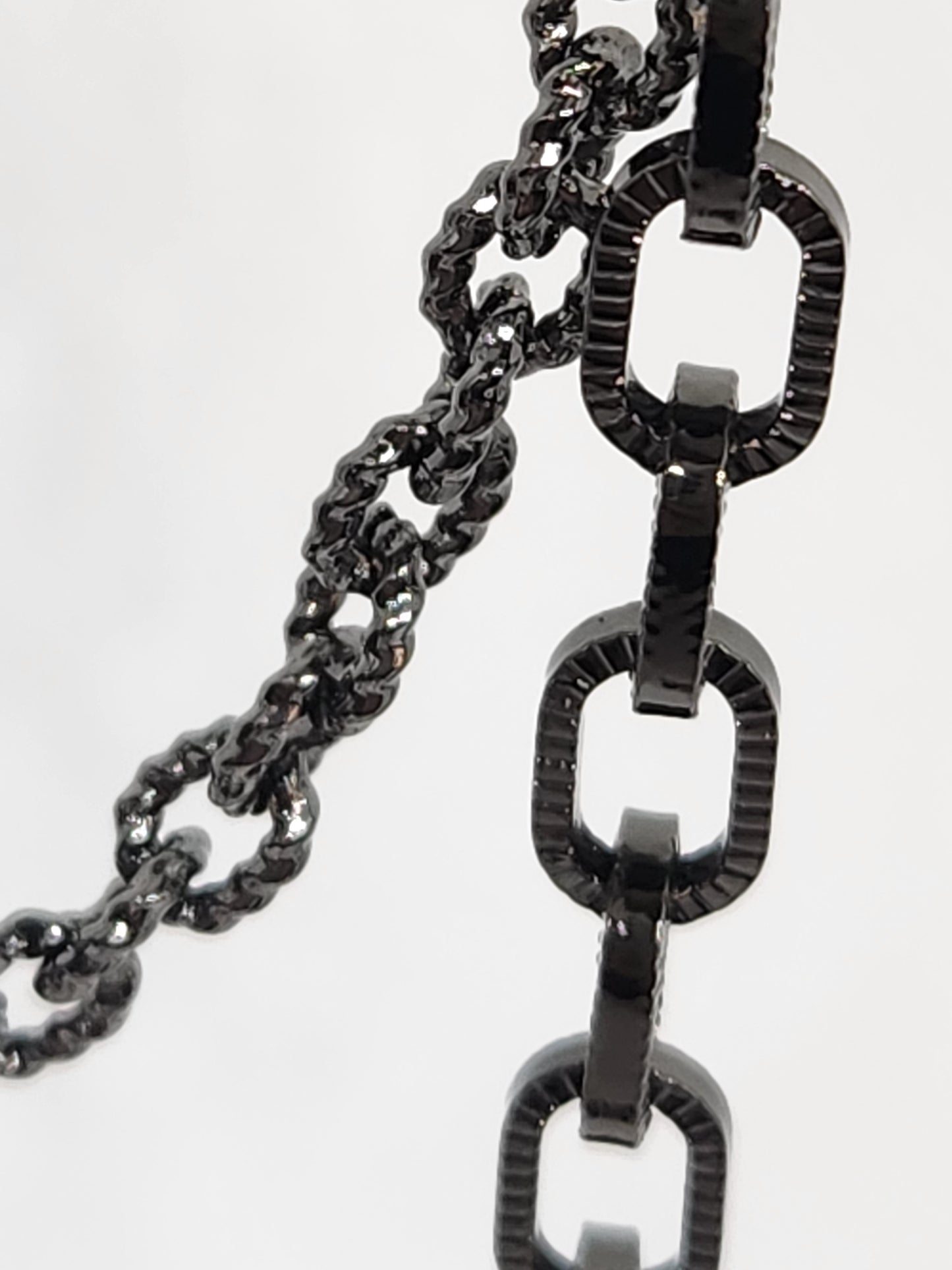 Midnight Elegance Garnet Necklace