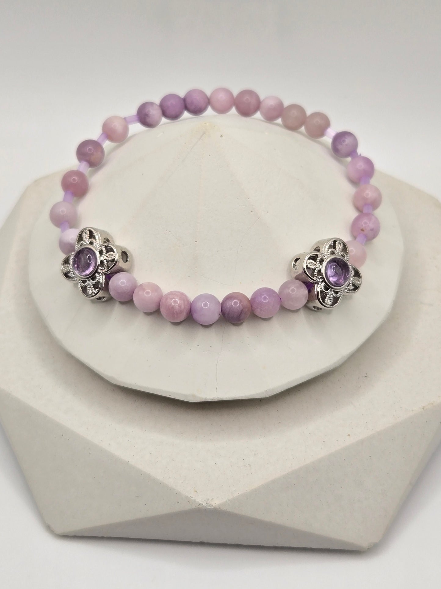 Purple Hues Bracelet Stack- set of 5