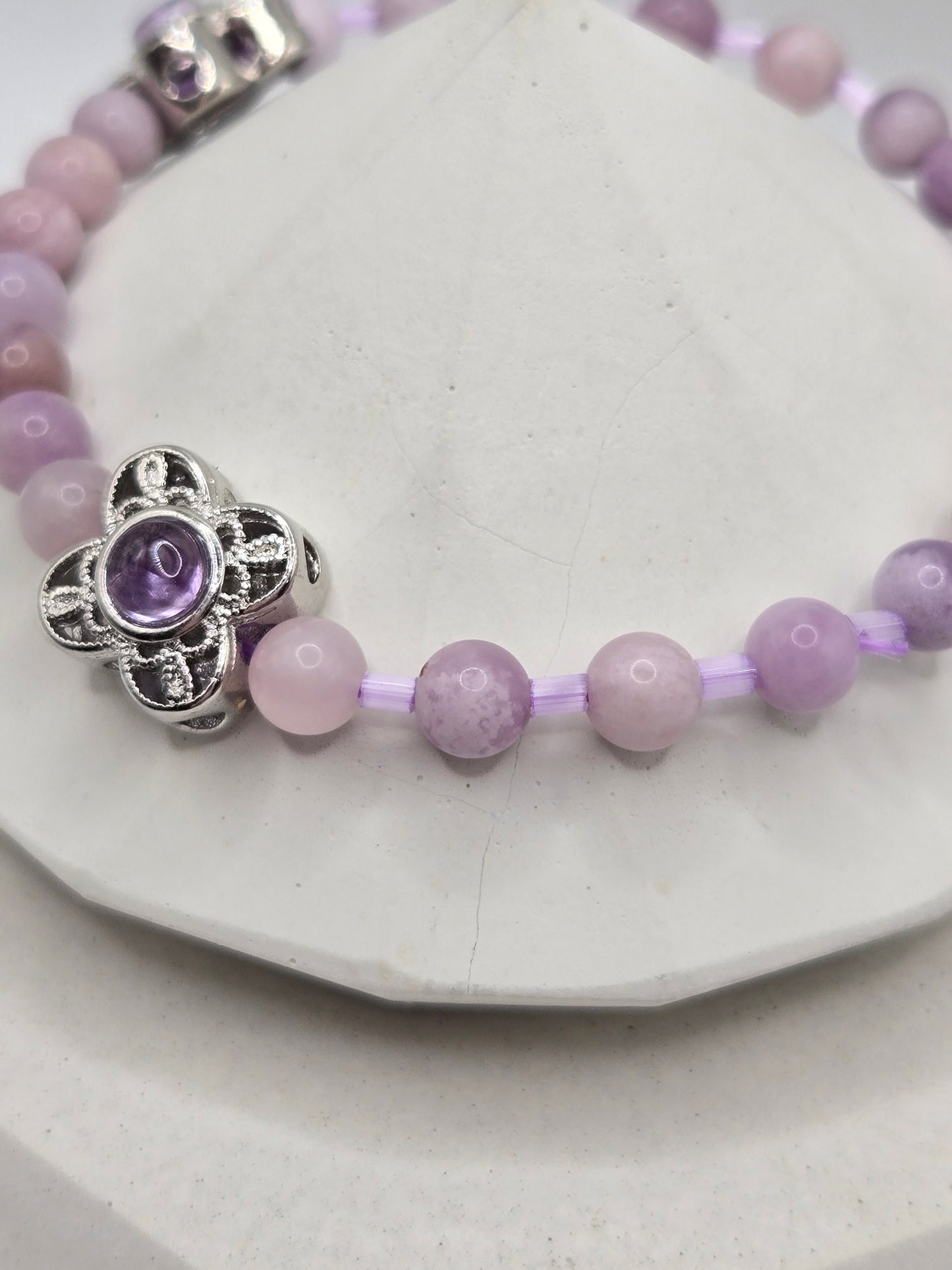 Purple Hues Bracelet Stack- set of 5