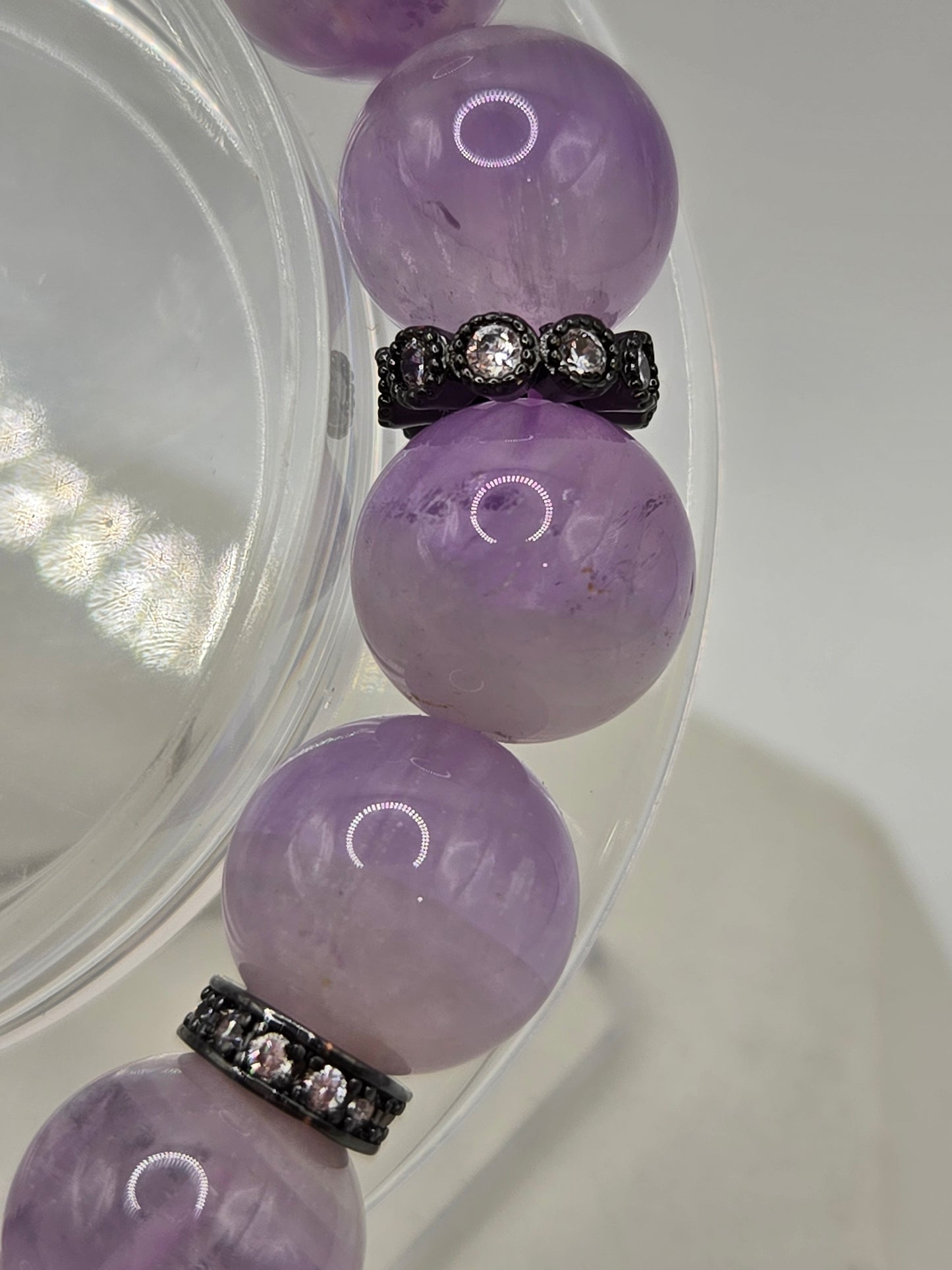 Amethyst Butterfly Bracelet