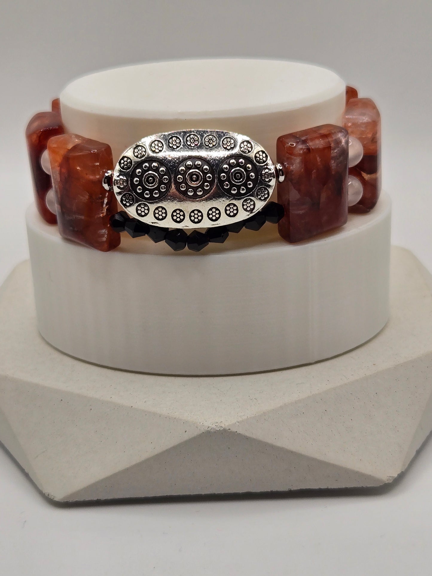 Fire Quartz Soft Bangle
