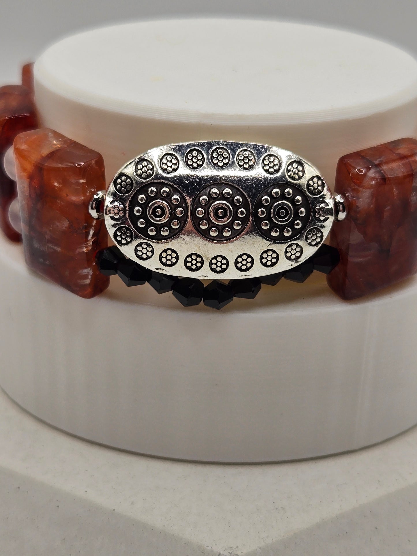 Fire Quartz Soft Bangle