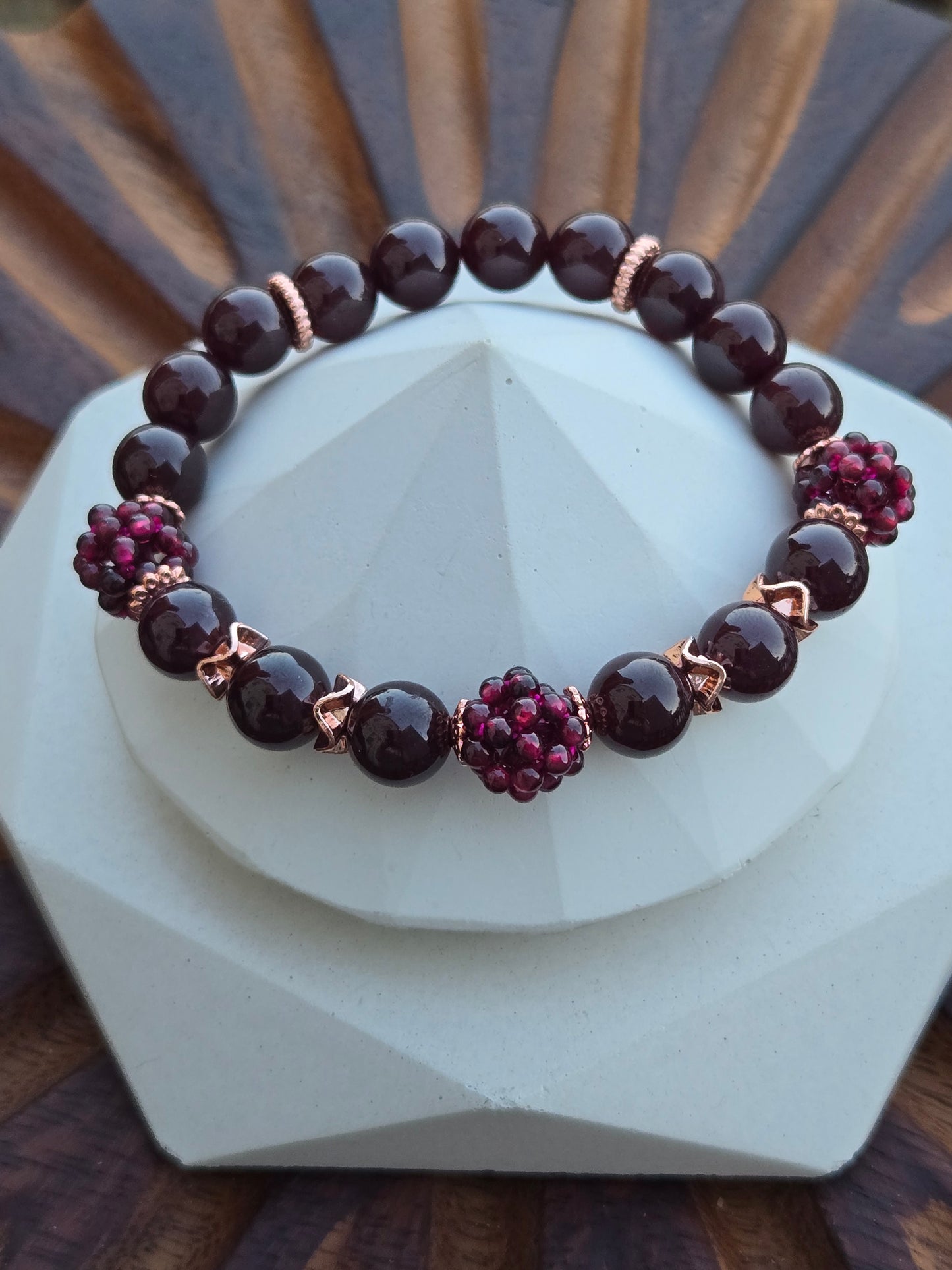 Purple Garnet Necklace and Bracelet Set – Elegant, Unique, and Timeless