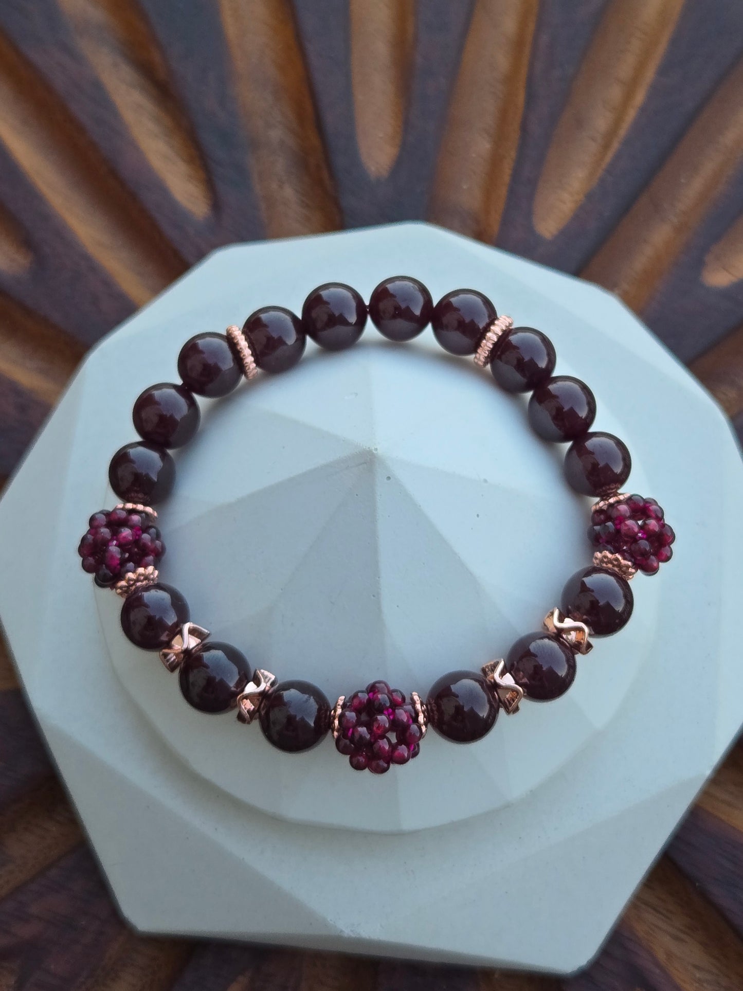 Purple Garnet Necklace and Bracelet Set – Elegant, Unique, and Timeless