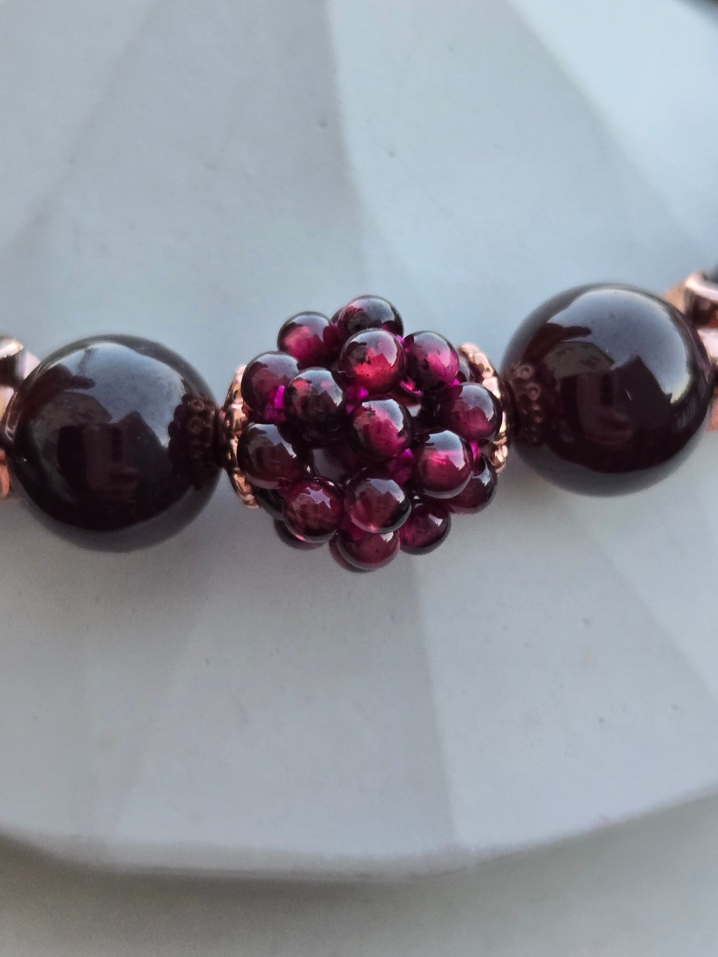 Purple Garnet Necklace and Bracelet Set – Elegant, Unique, and Timeless