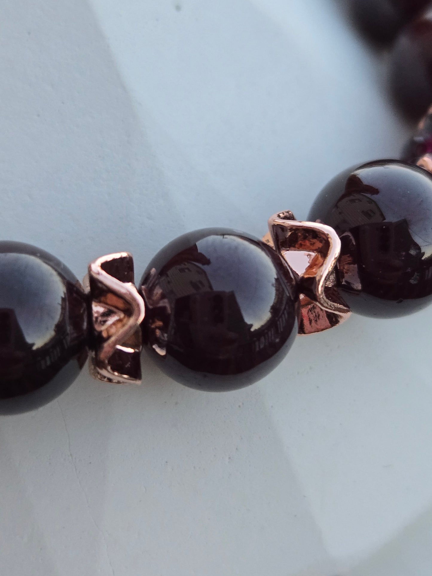 Purple Garnet Necklace and Bracelet Set – Elegant, Unique, and Timeless