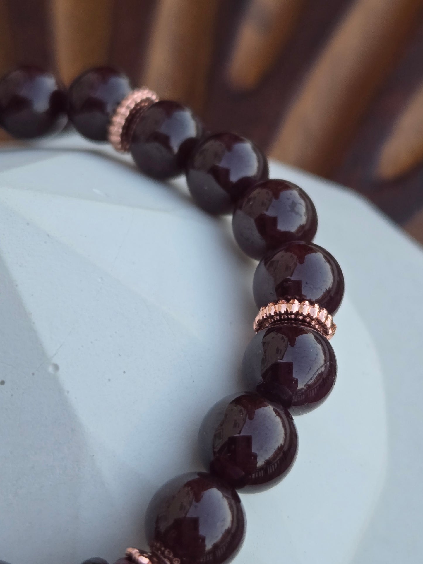 Purple Garnet Necklace and Bracelet Set – Elegant, Unique, and Timeless
