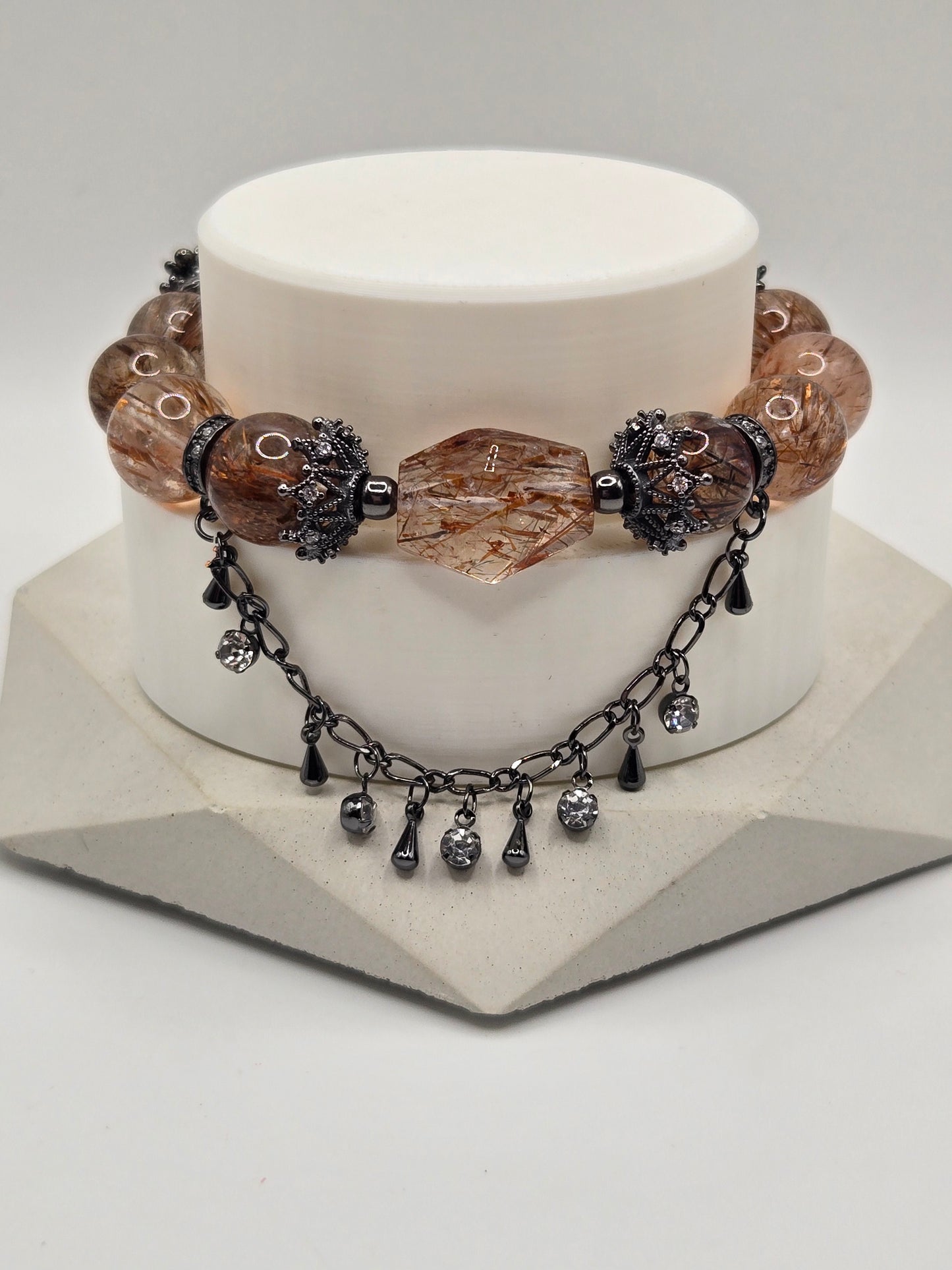 Black Super 7 Bracelet