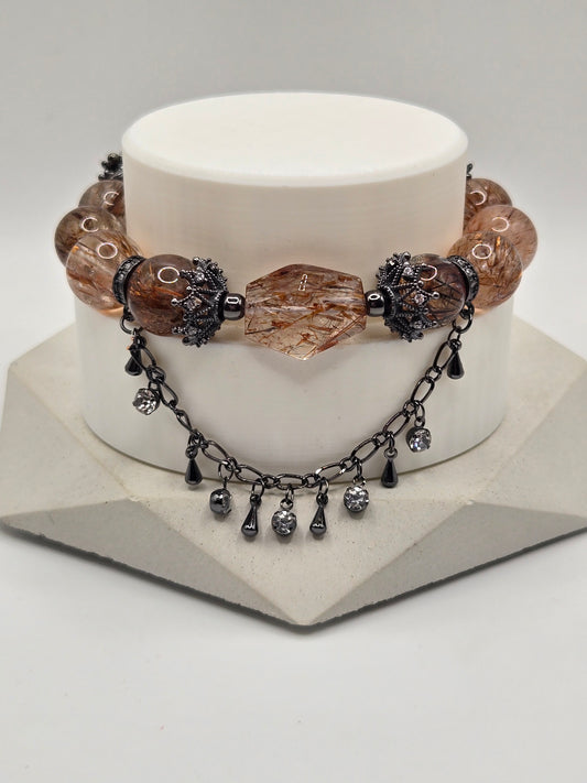 Black Super 7 Bracelet