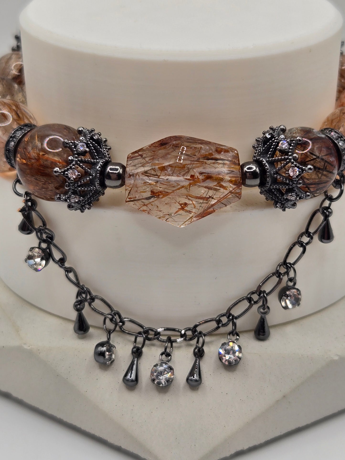 Black Super 7 Bracelet