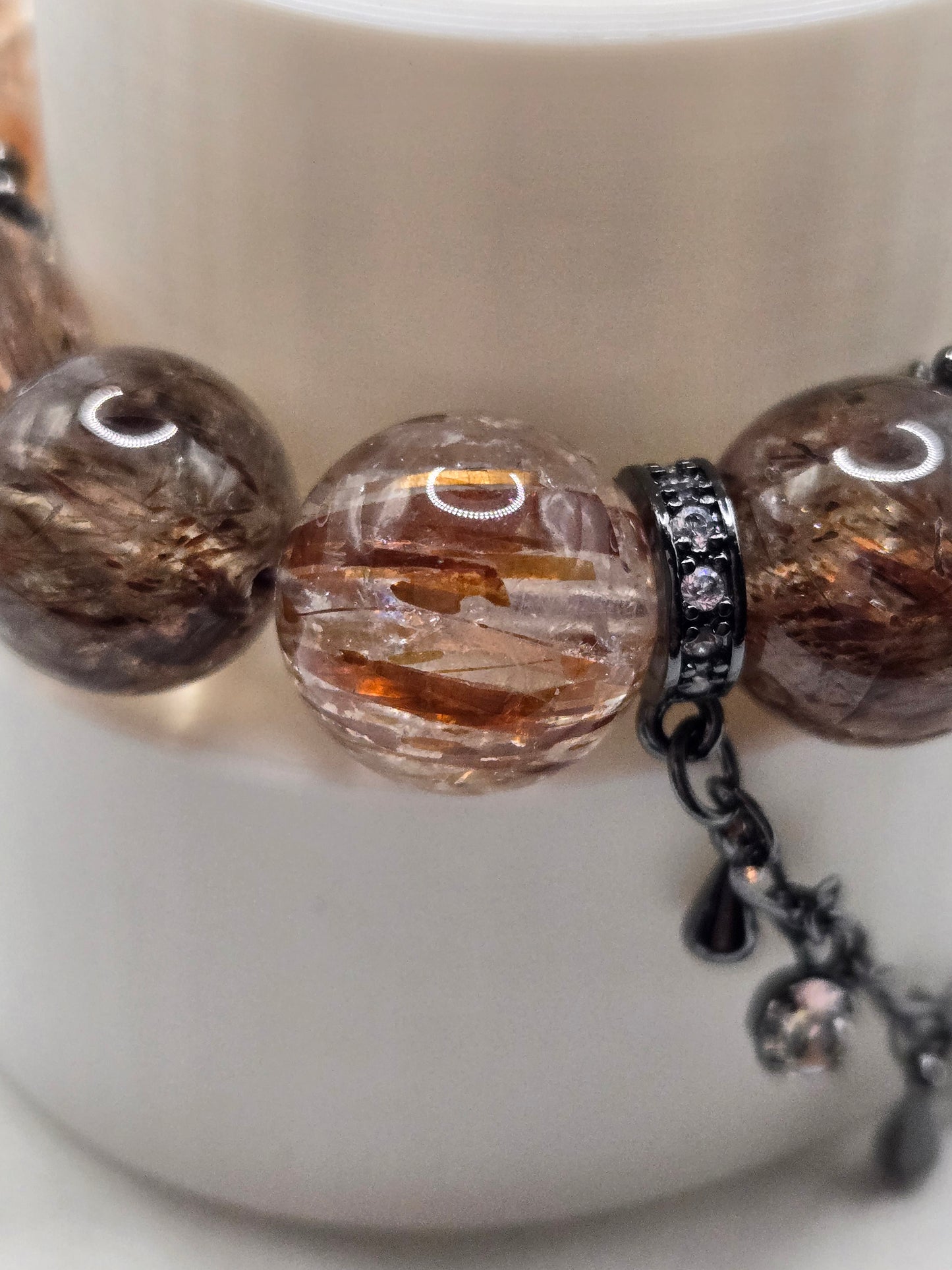 Black Super 7 Bracelet