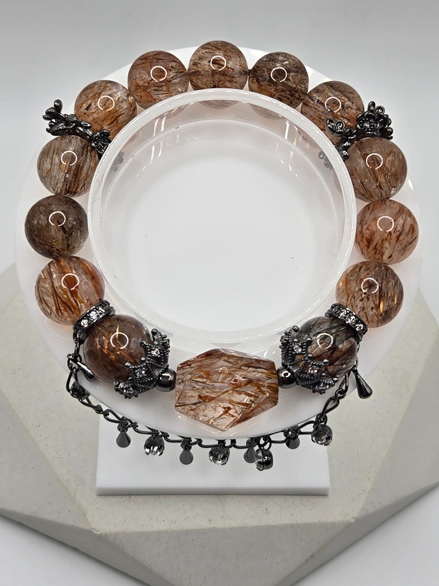 Black Super 7 Bracelet