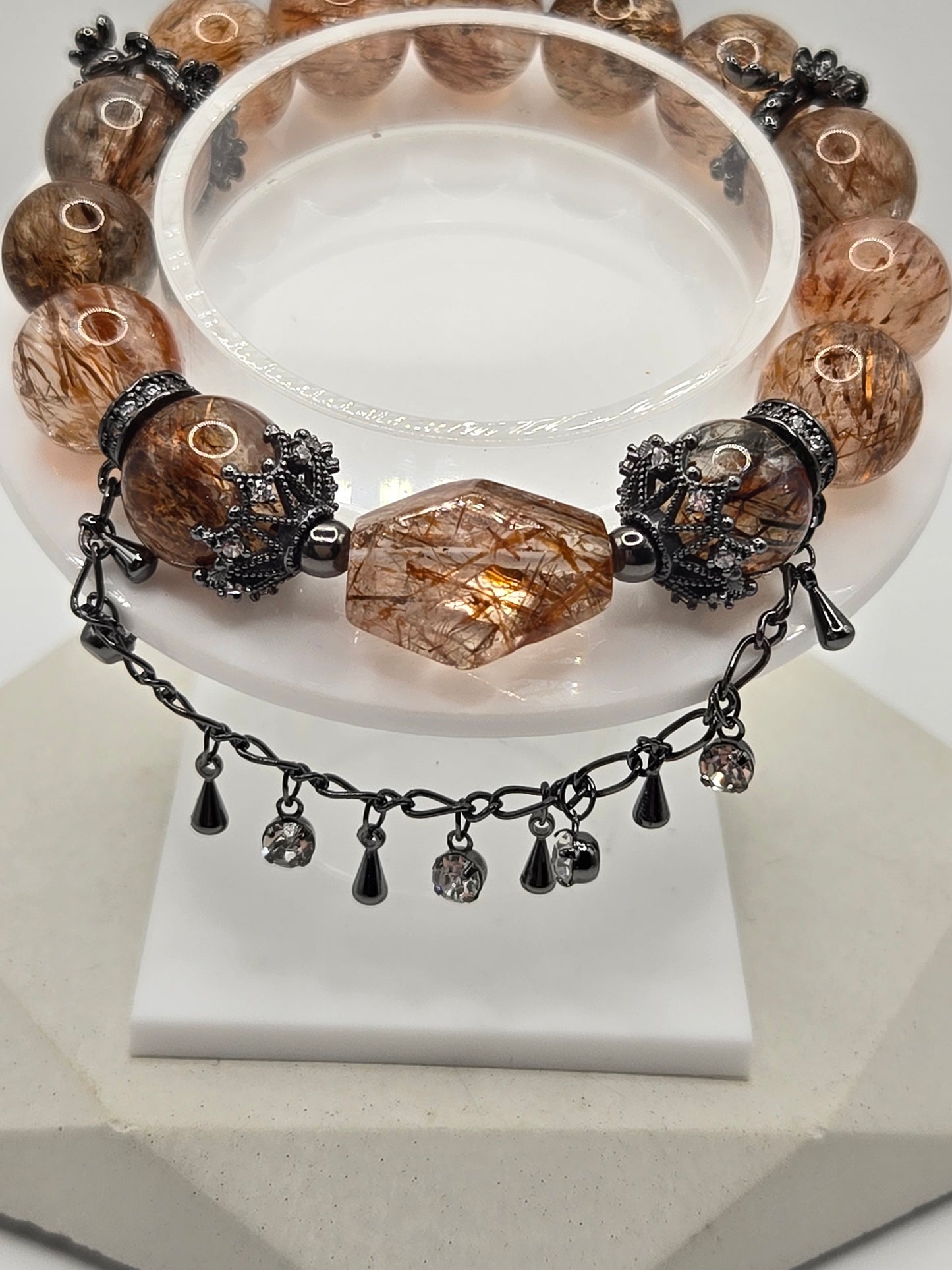 Black Super 7 Bracelet