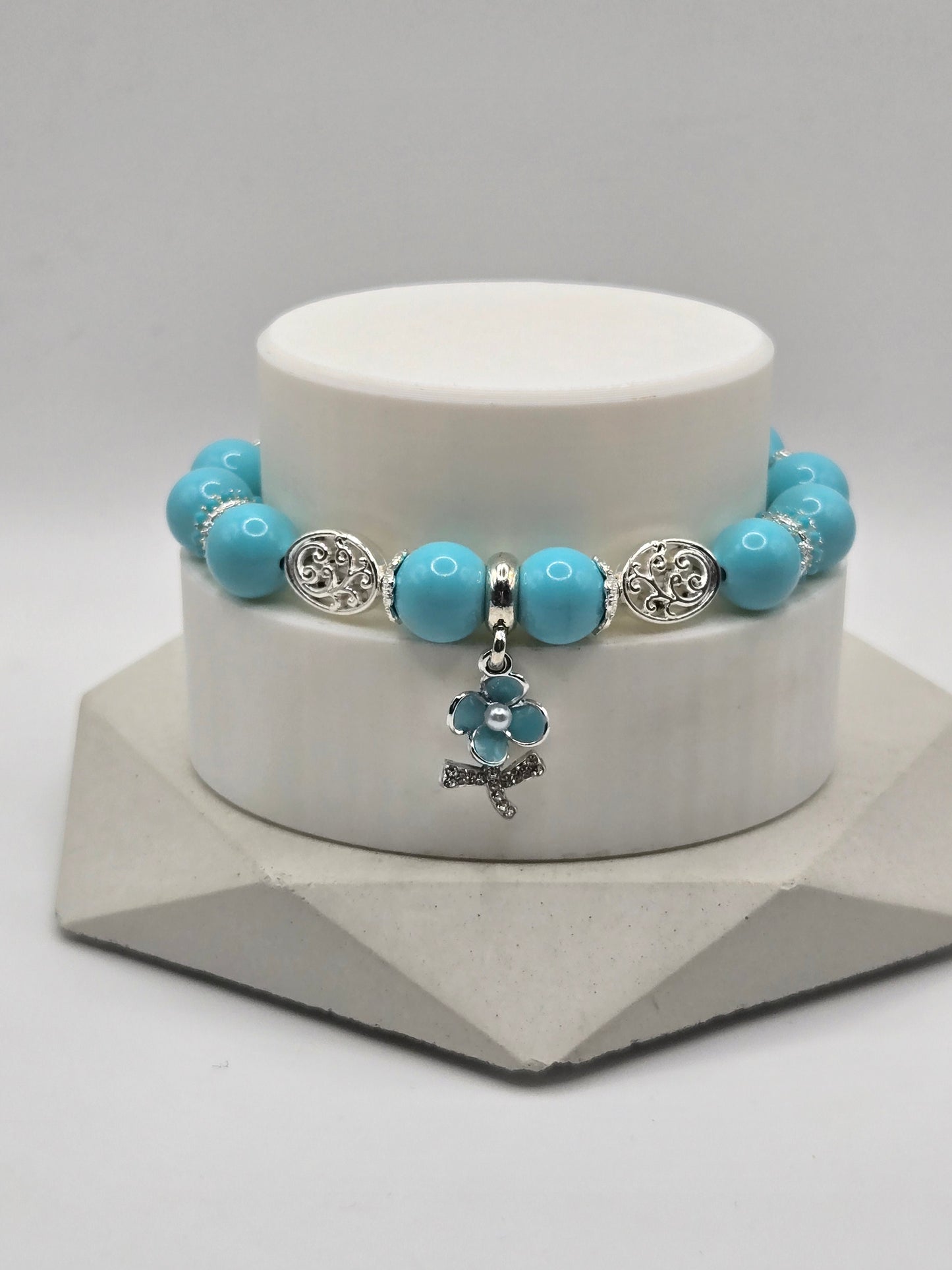 Tiffany Blue Agate Bracelet