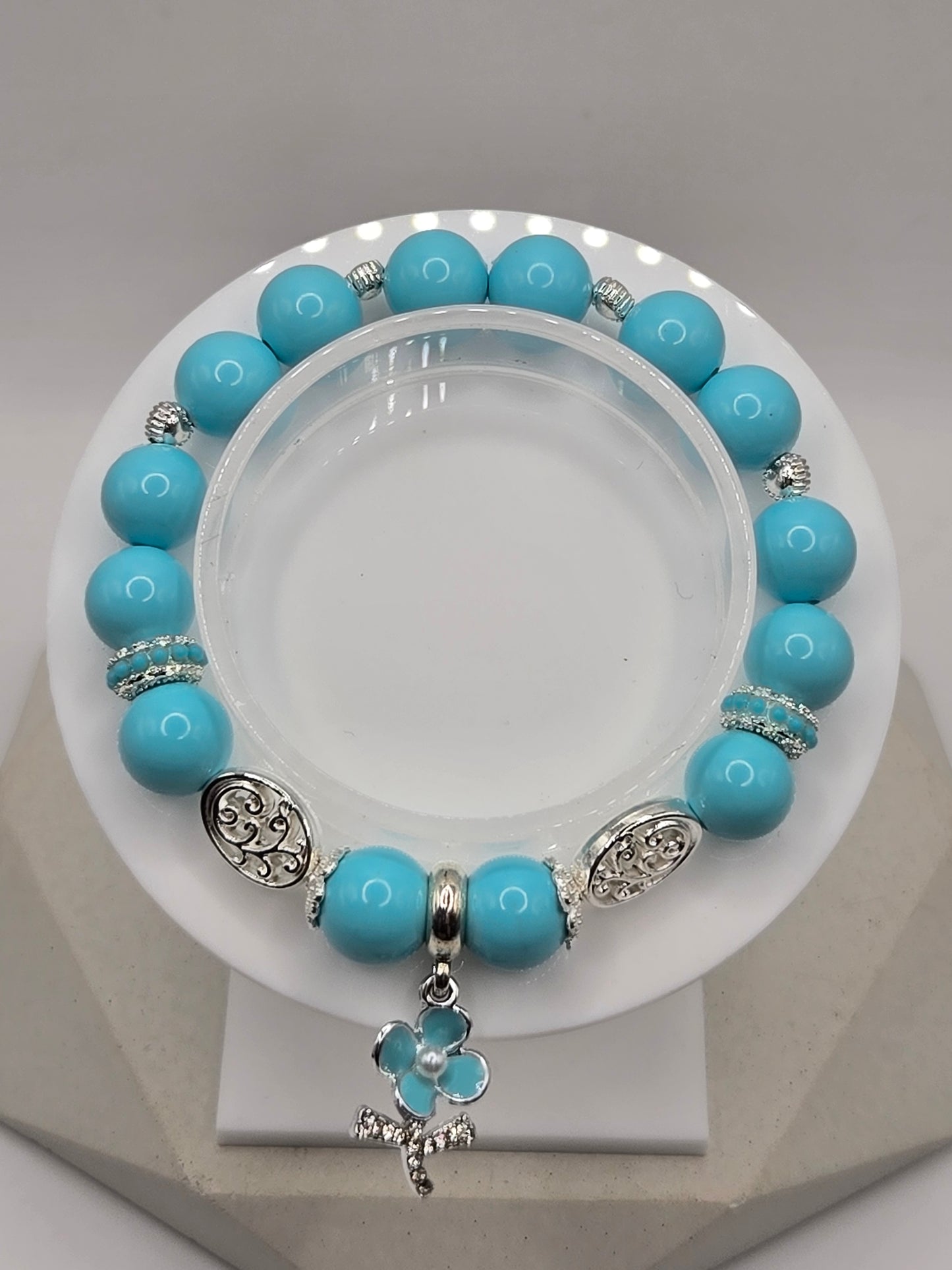 Tiffany Blue Agate Bracelet