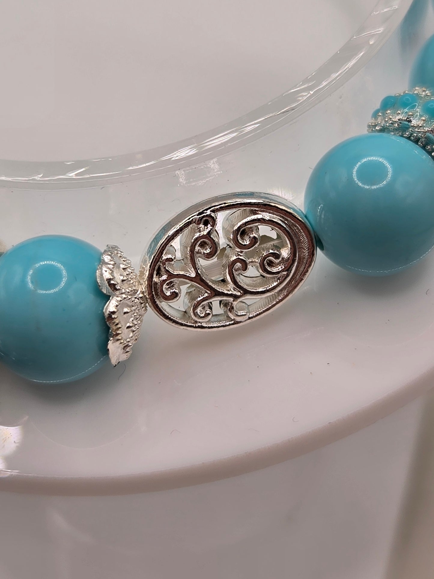 Tiffany Blue Agate Bracelet