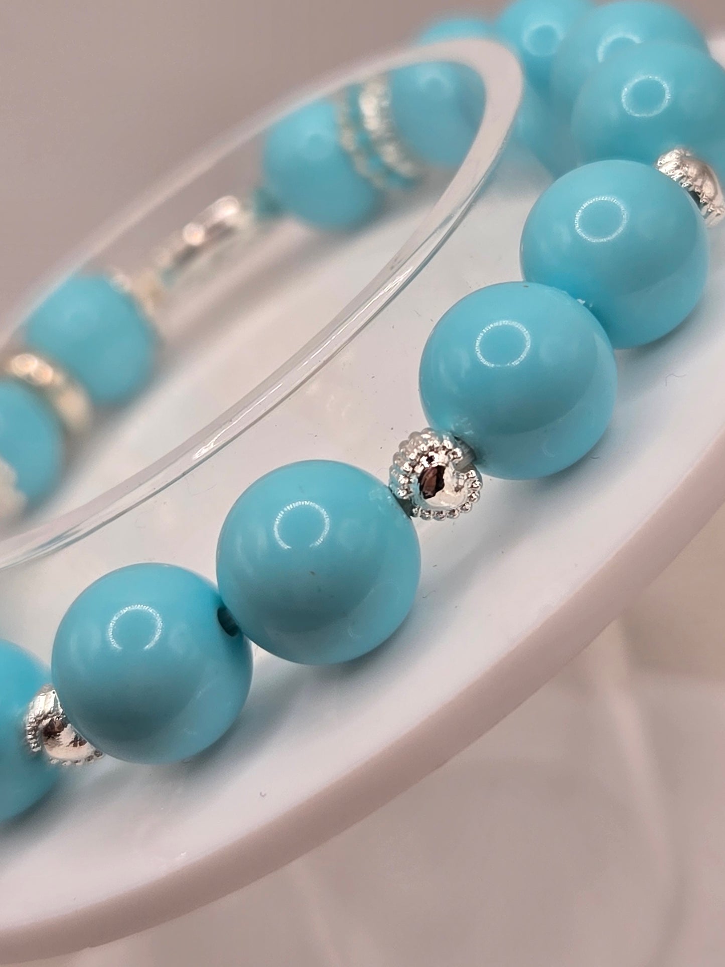 Tiffany Blue Agate Bracelet