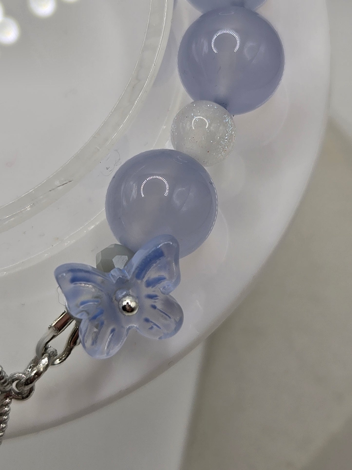 Soft Blue Chalcedony Bracelet