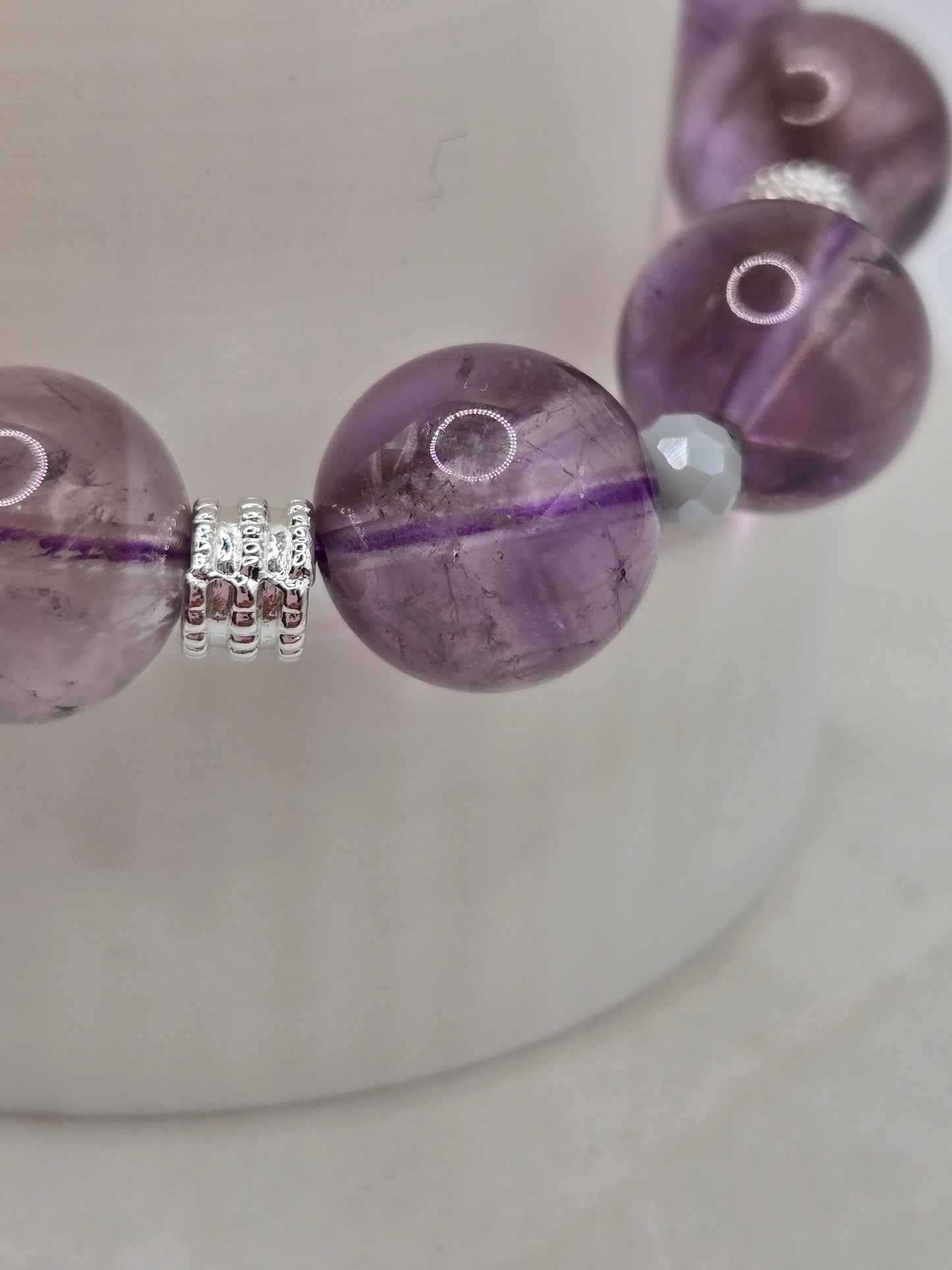 Garden Amethyst Bracelet with Daqi Bead