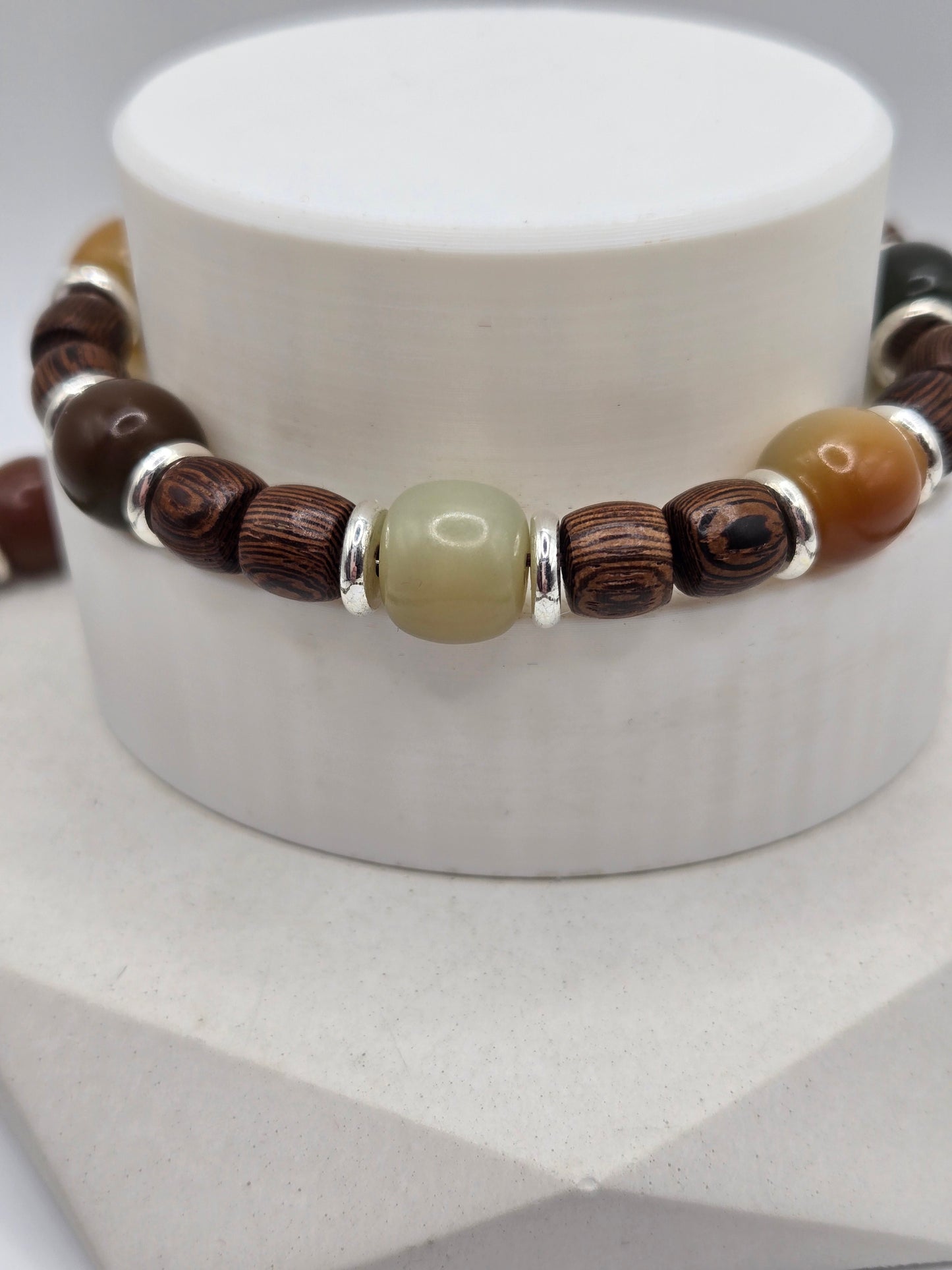 Wood & Bodhi Bead Matching Set