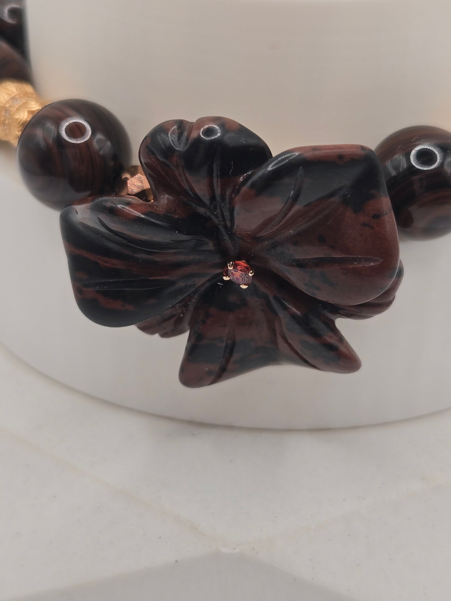 Red Obsidian Bracelet