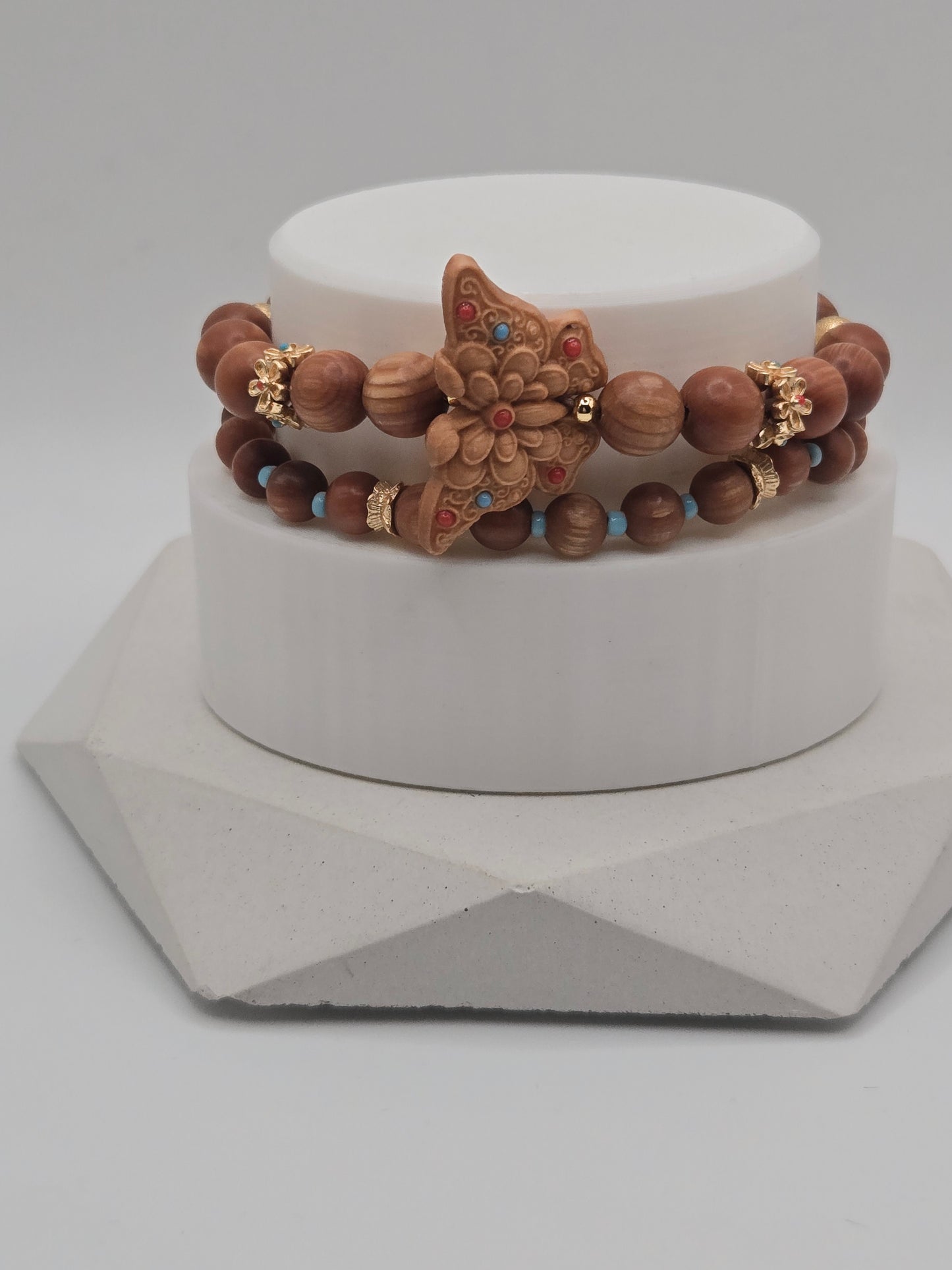 Wood Stack Bracelet Set