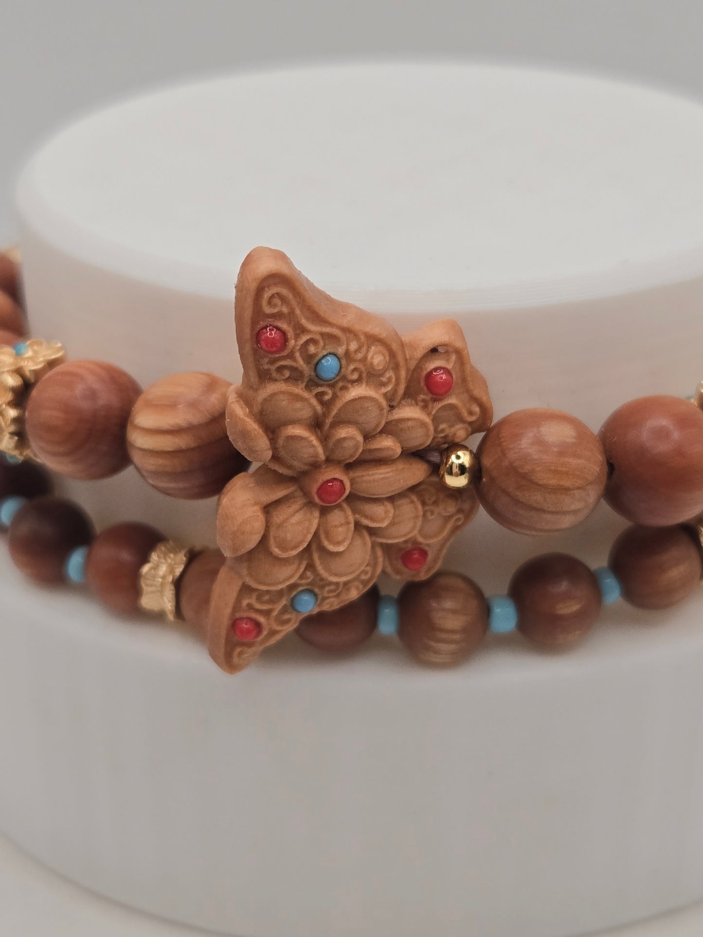 Wood Stack Bracelet Set