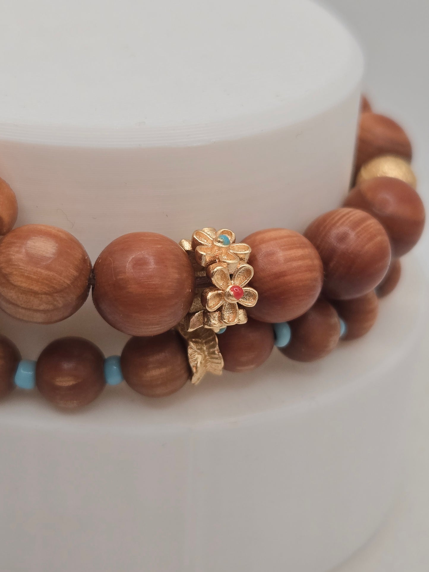 Wood Stack Bracelet Set