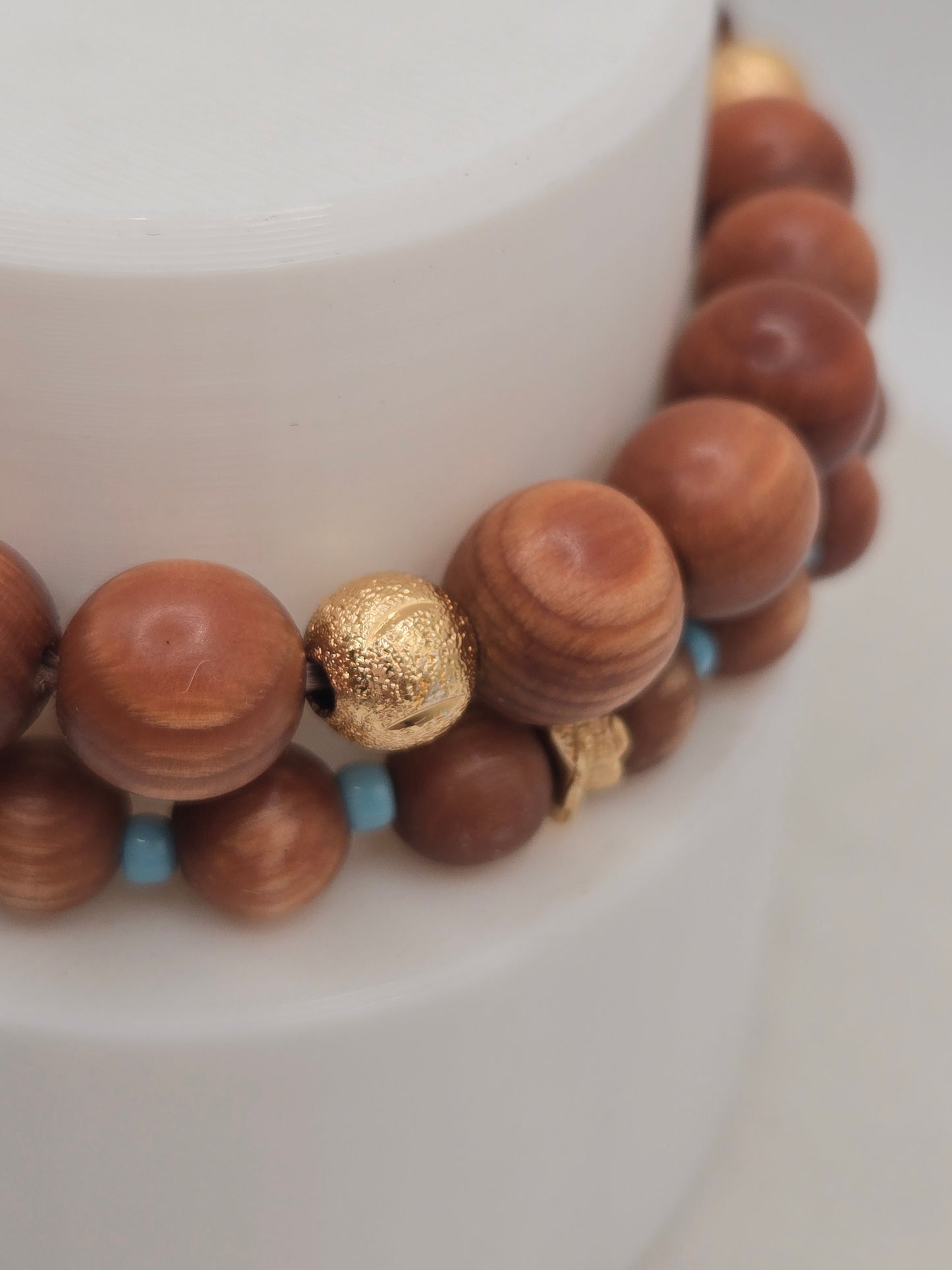 Wood Stack Bracelet Set