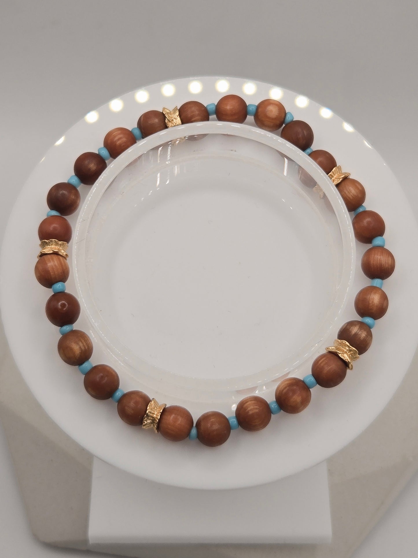 Wood Stack Bracelet Set
