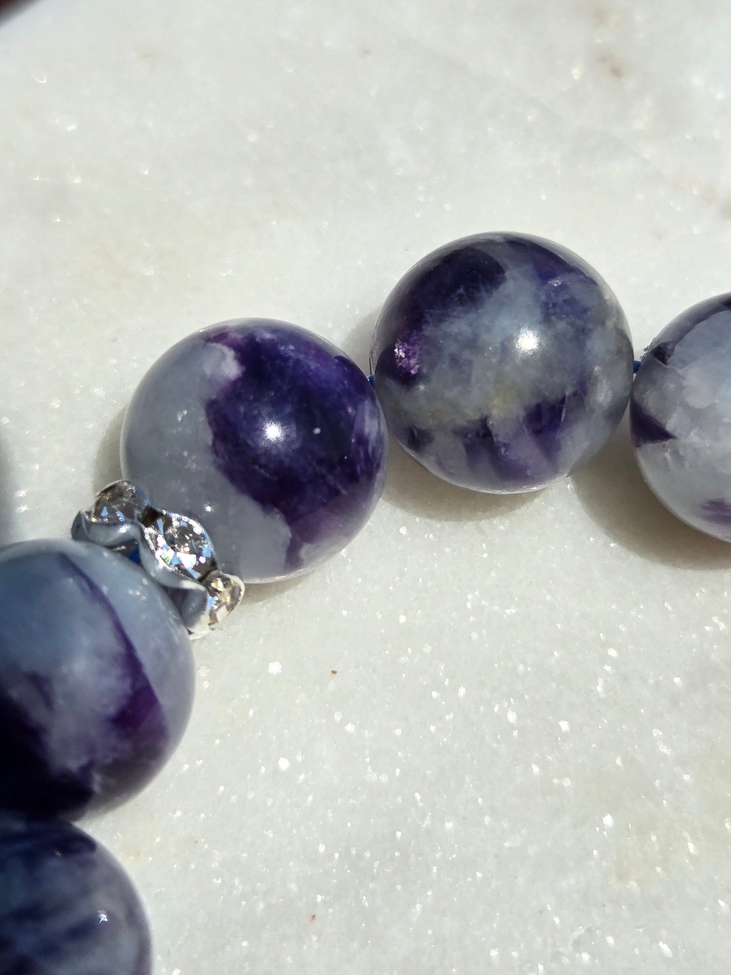 Shimmering Blue Lepidolite Bracelet
