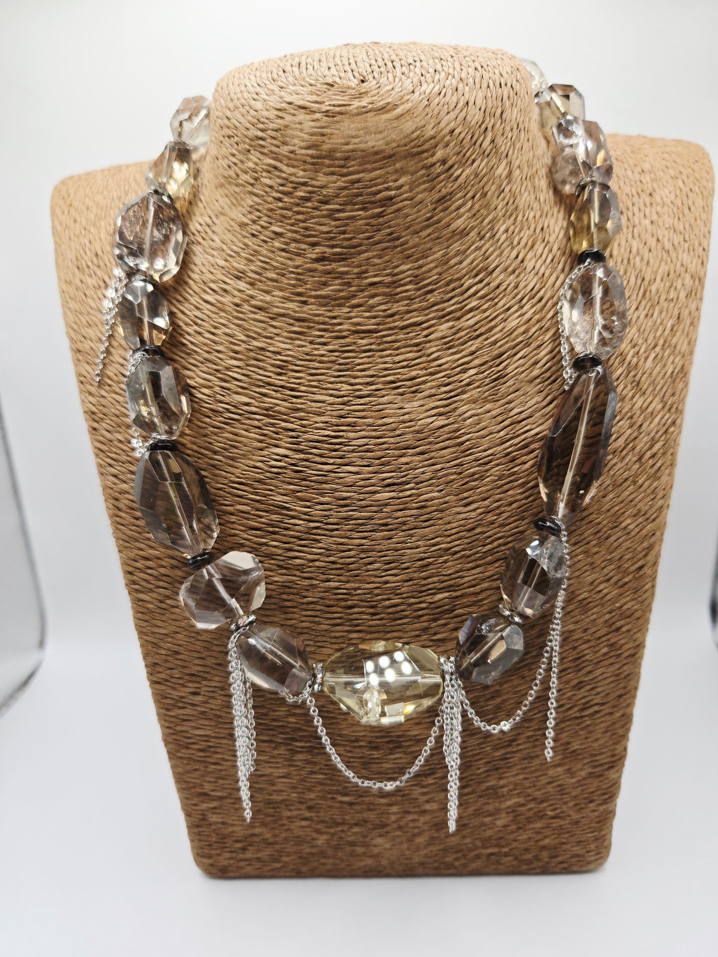 Smokey Citrine Freeform Necklace