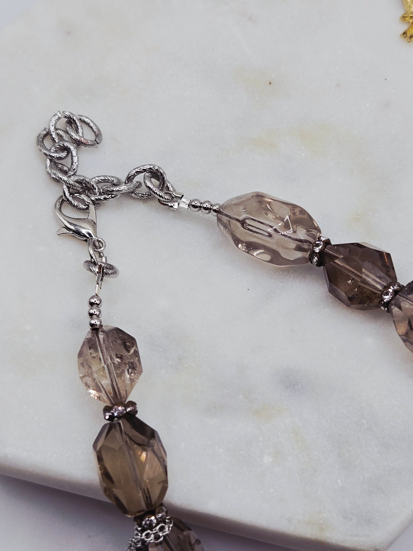 Smokey Citrine Freeform Necklace