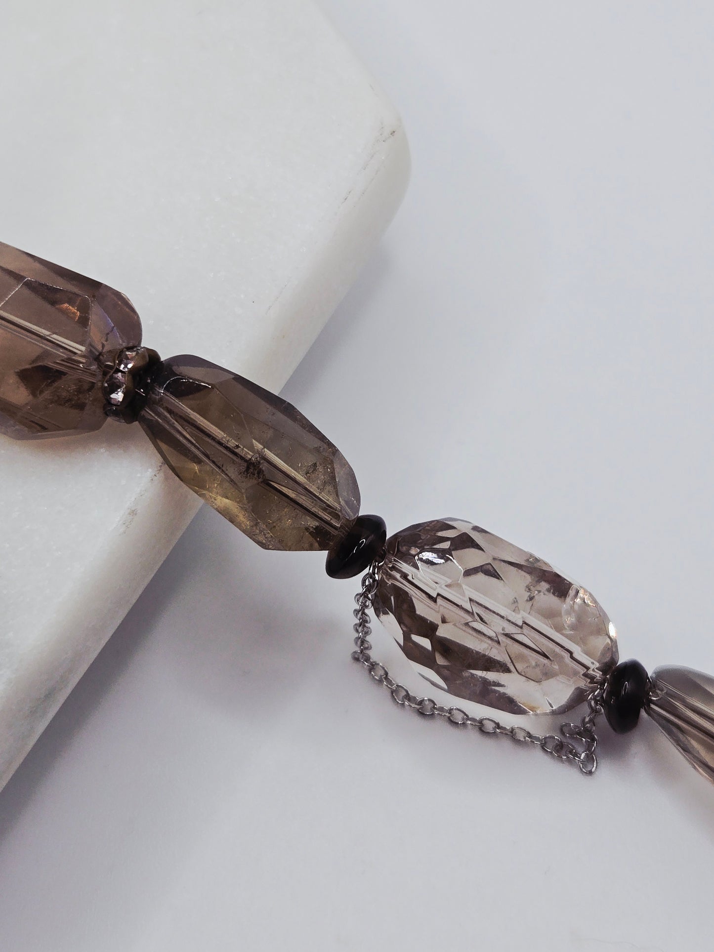 Smokey Citrine Freeform Necklace