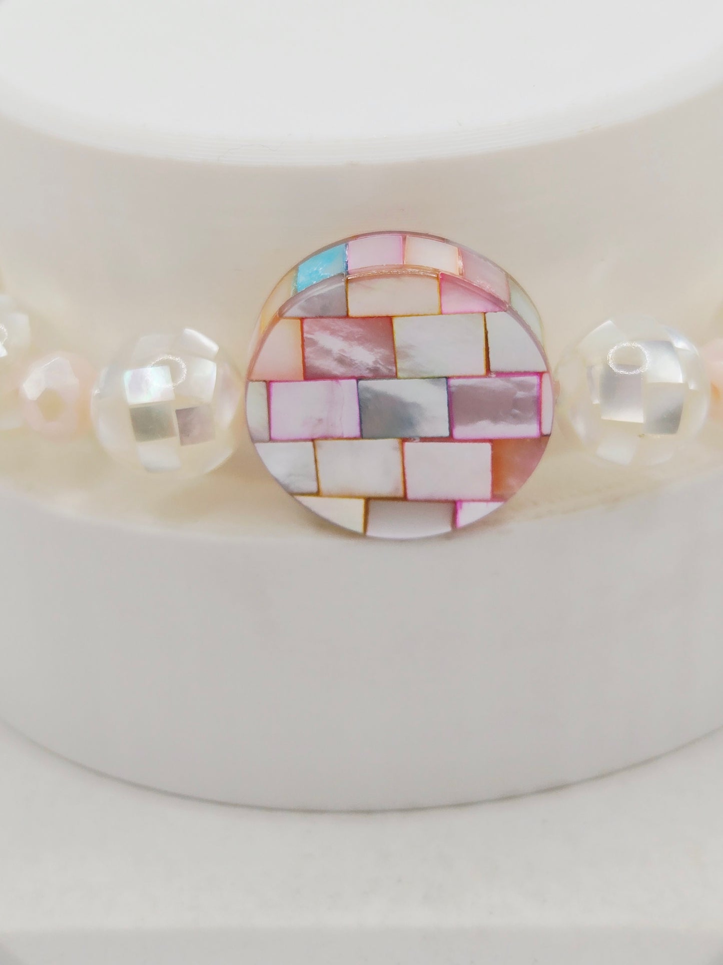 Prismatic Shell Bracelet