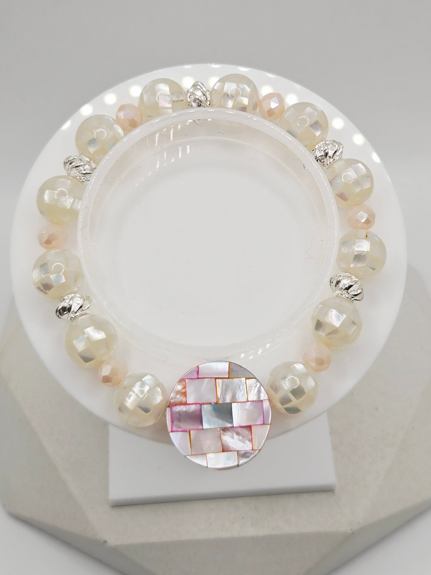 Prismatic Shell Bracelet