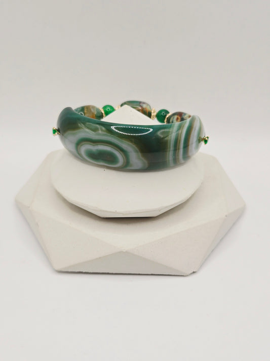 Green Agate Bracelet