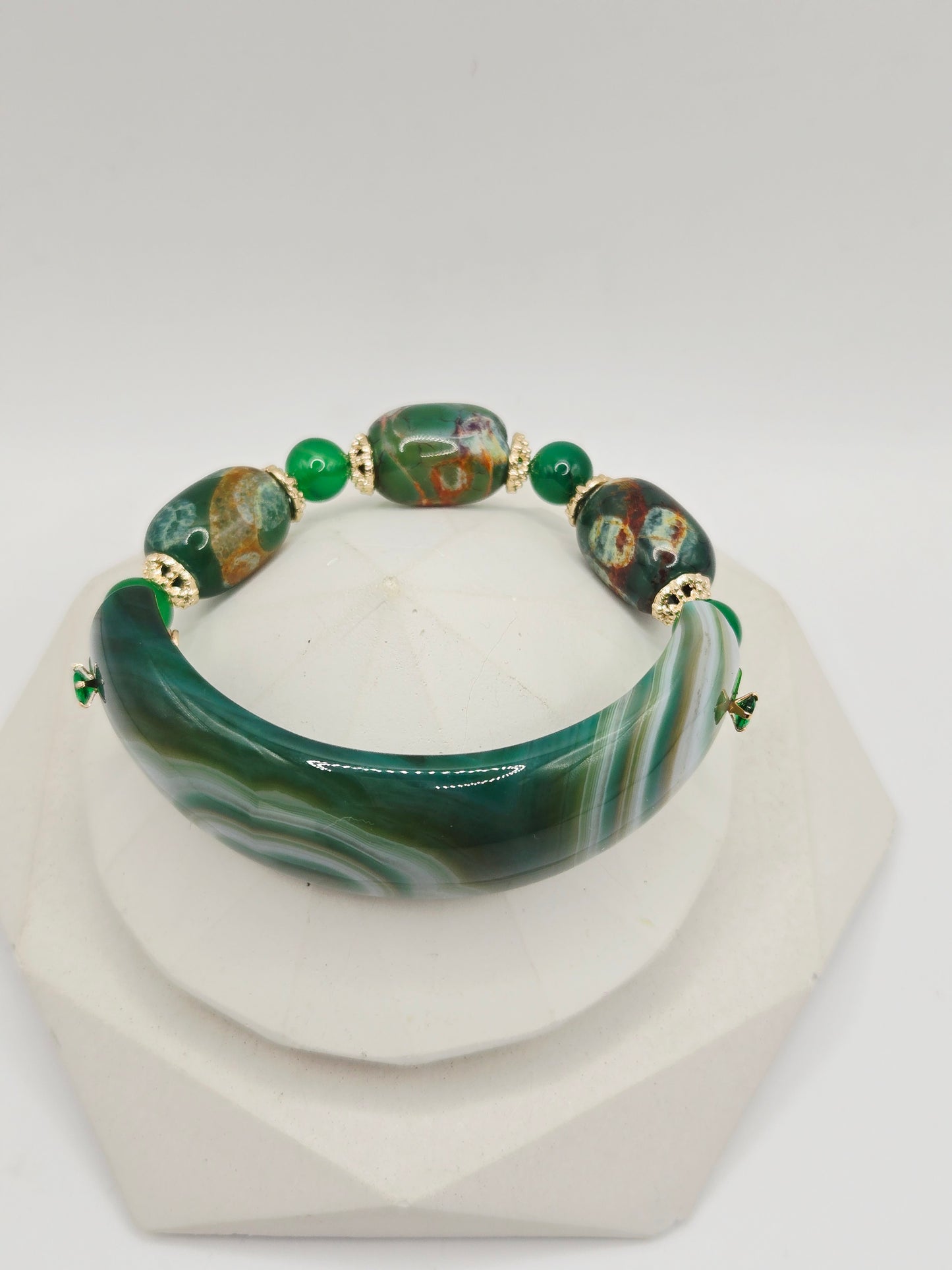 Green Agate Bracelet