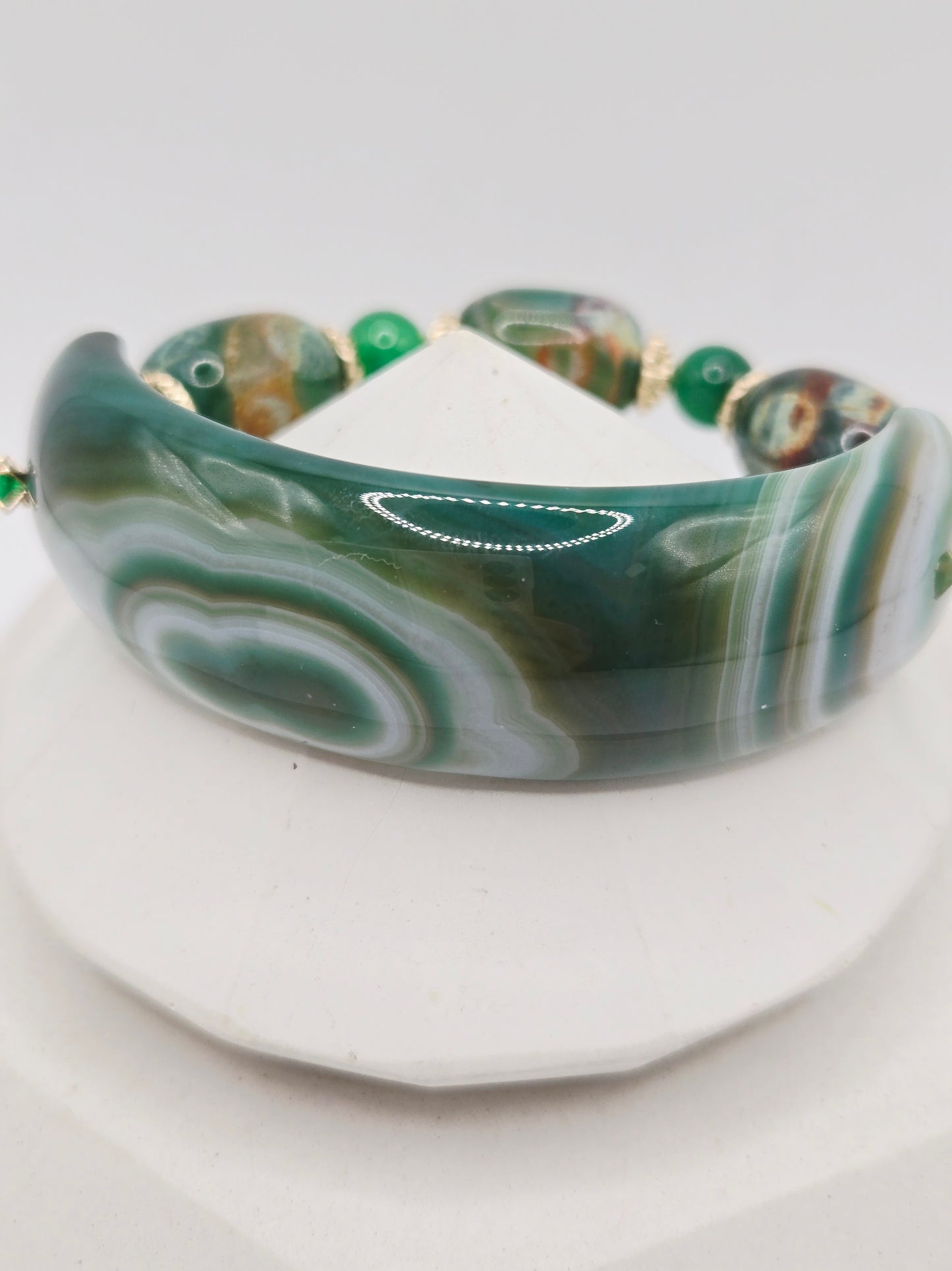 Green Agate Bracelet