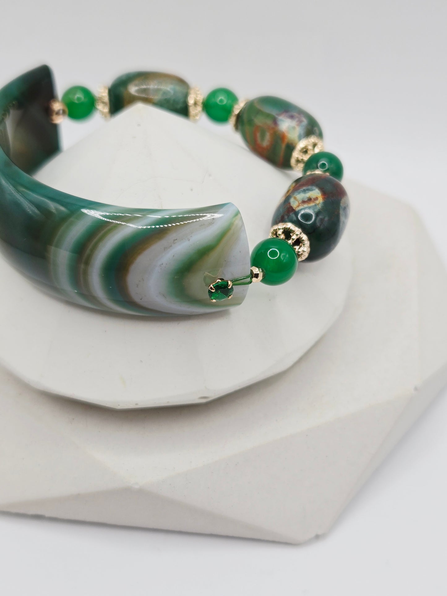 Green Agate Bracelet